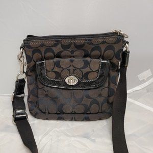 Coach crossbody monogram signature purse